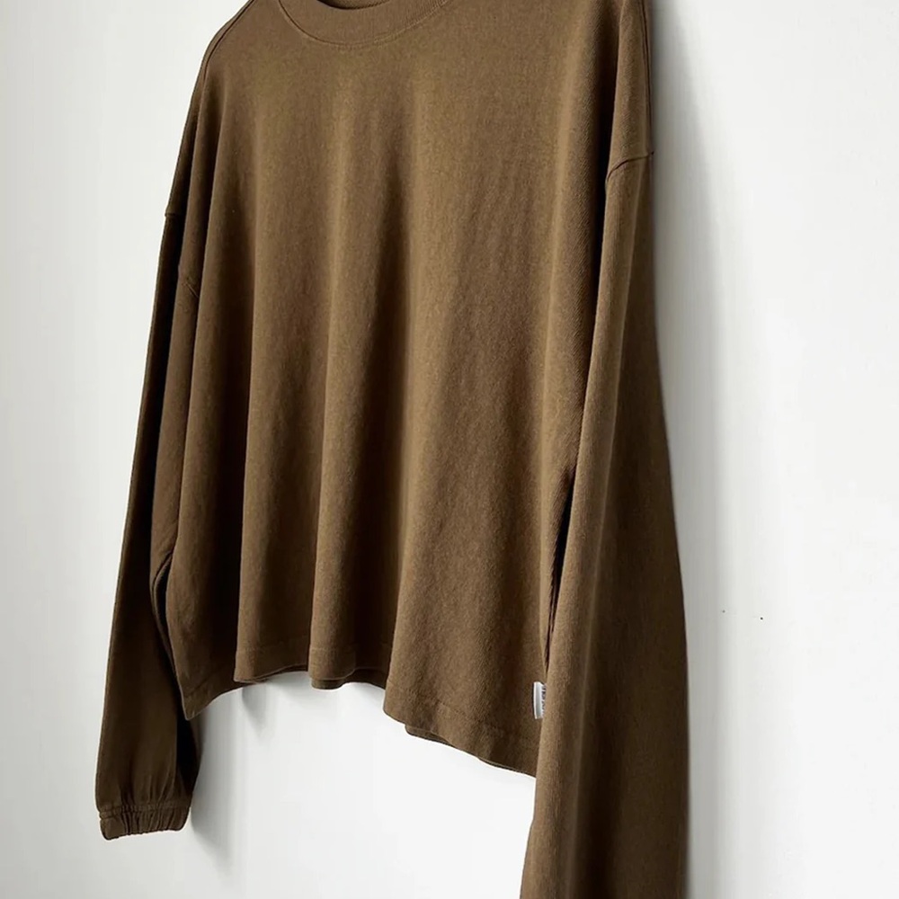 Women's Long Sleeve Brown Top